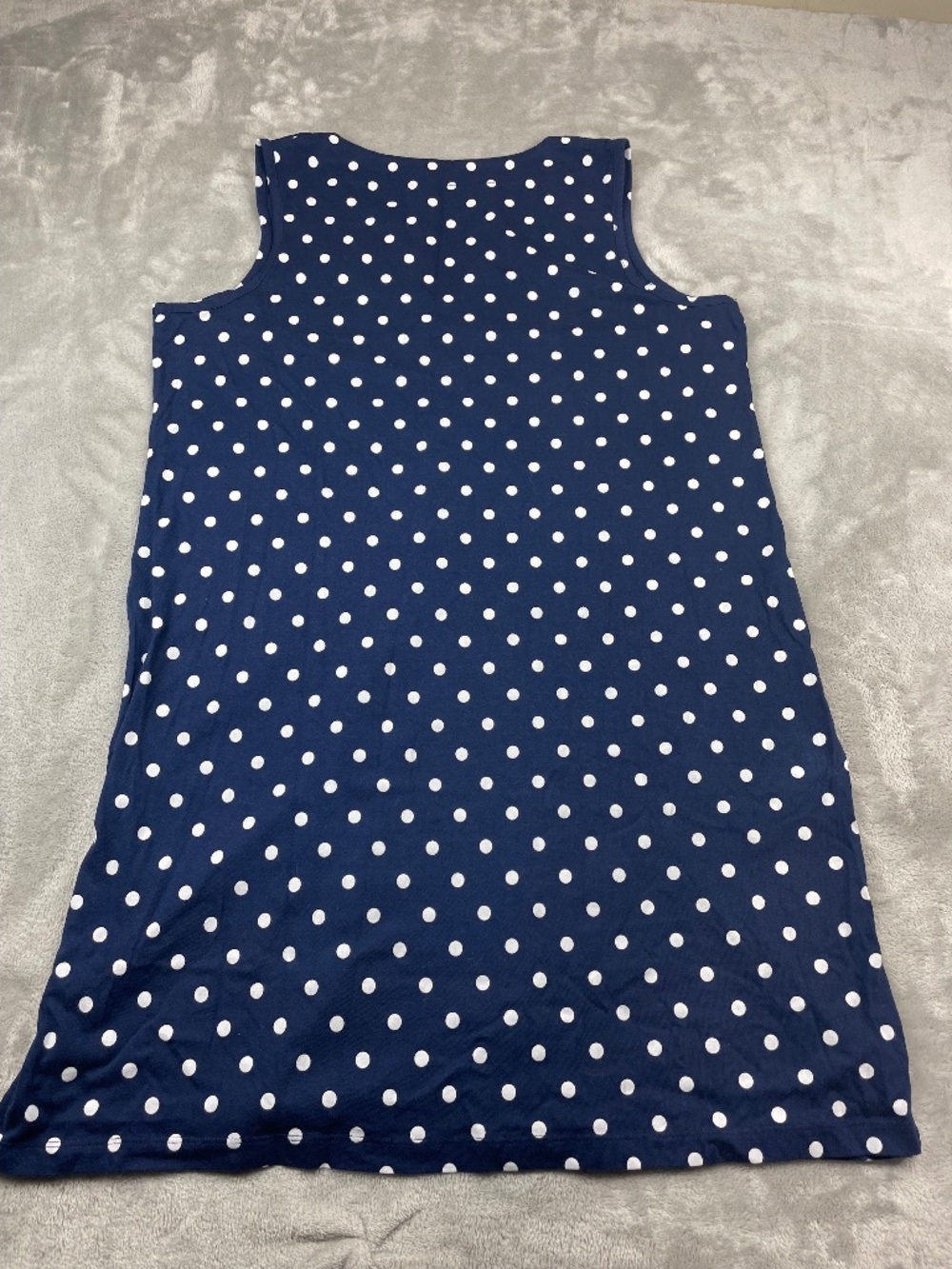 Lands' End Sleeveless V Neck Dress Women's Size Large 14-16 - Picture 8 of 8